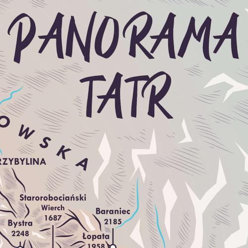 Panorama Tatr - plansza, 600x400 cm